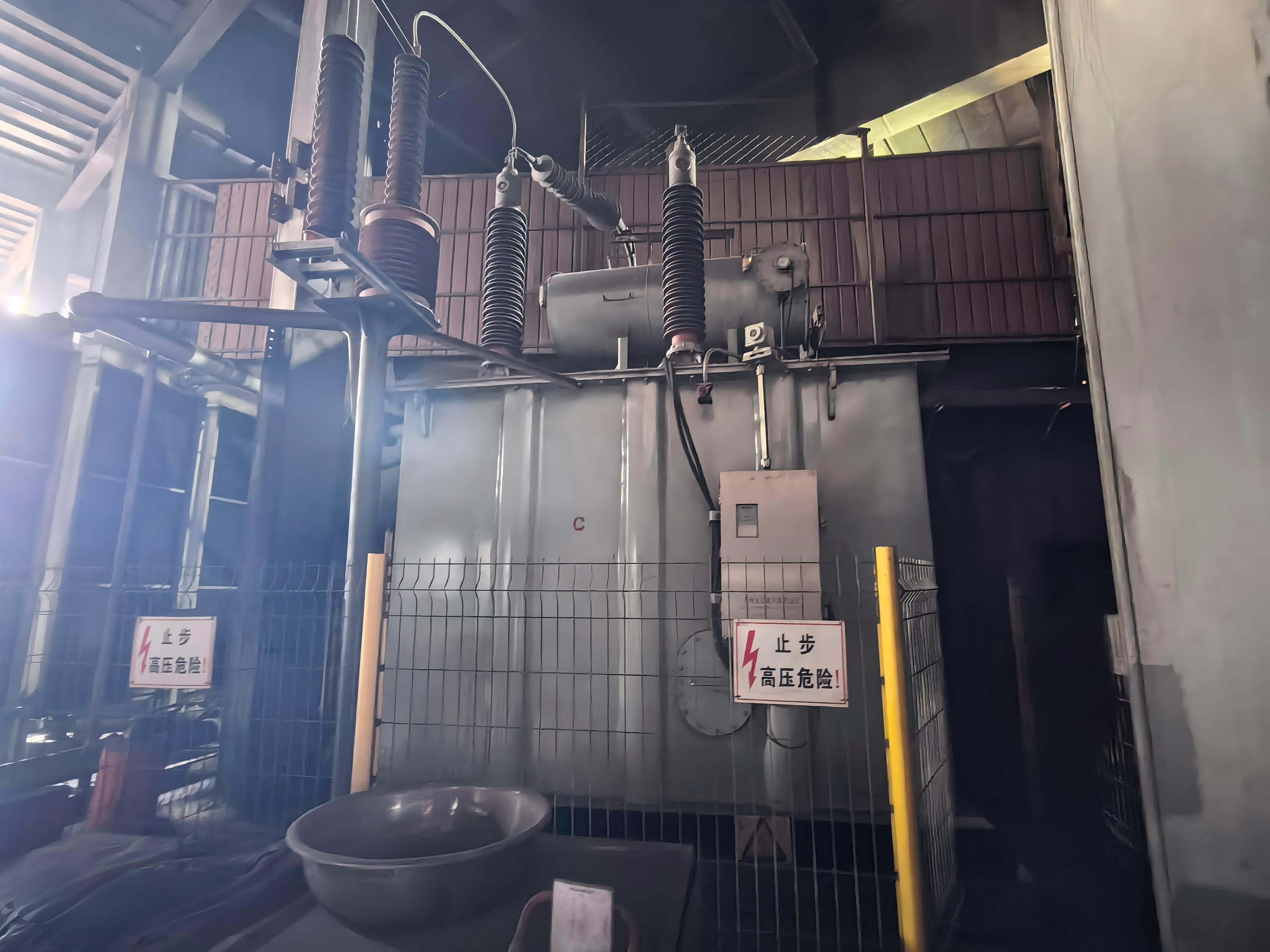 冶金厂电炉变压器一套、短网系统铜件、低压电容补偿柜一批等